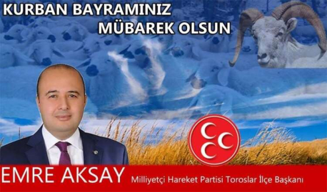 EMRE AKSAY’DAN KURBAN BAYRAMI MESAJI