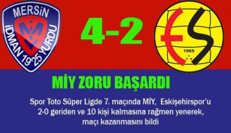 MİY ZORU BAŞARDI 4-2