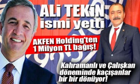 AKFEN HOLDİNG’TEN MİY’E 1 MİLYON TL’LİK DESTEK!