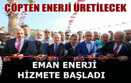 ÇÖPTEN ENERJİ ÜRETİMİ BAŞLADI‏