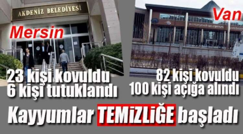 KAYYUM BAŞKANLARI TEMİZLİĞE BAŞLADI