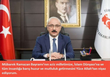 BAKAN ELVANDAN RAMAZAN BAYRAMI MESAJI