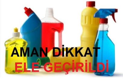 SAHTE ÜRÜNLER ELE GEÇİRİLDİ