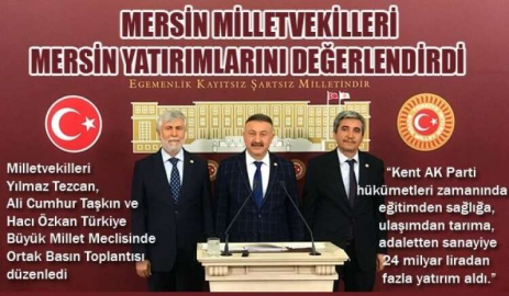 VEKİLLERDEN MECLİS'TE ORTAK BASIN TOPLANTISI