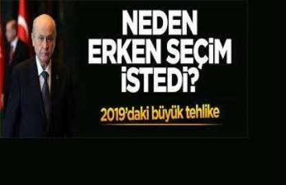 DEVLET BEY NEDEN ERKEN SEÇİM DEDİ