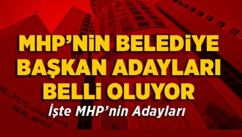 MHP MERSİN ADAYLARI BELLİ OLDU