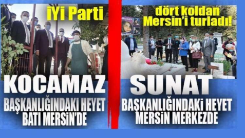 İYİ PARTİ HEYETİ MERSİN VE İLÇELERİNDE VATANDAŞLARLA BULUŞTU