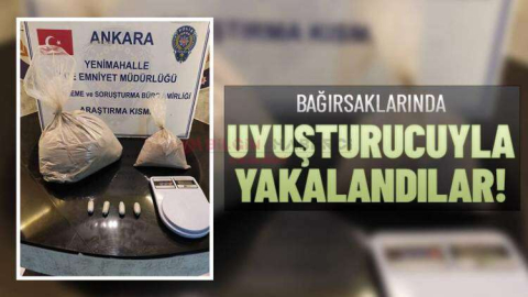 BAĞIRSAKLARINDA UYUŞTURUCU TAŞIYAN 2 İRAN UYRUKLU YAKALANDI