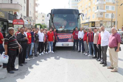 Başkan Tarhan, İçel İdman Yurdu Taraftarlarını Zafere Uğurladı