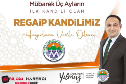 Başkan Yılmaz, Regaip Kandili’ni Kutladı