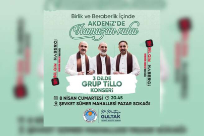 Grup Tillo Konserine Tüm Mersinliler Davetli