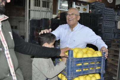 Kocamaz Sebze Ve Meyve Halini Ziyaret Etti, Esnafı Dinledi