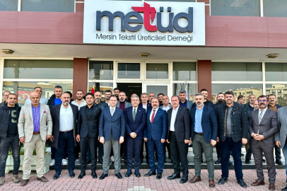 MHP MERSİN MİLLETVEKİLİ DR. LEVENT UYSAL’DAN TEKSTİL ÜRETİCİLERİ DERNEĞİ’NE ZİYARET